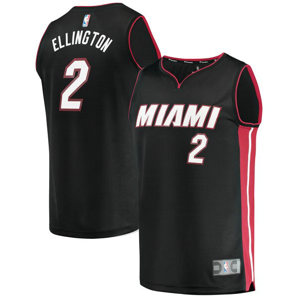 Maillot nba Miami Heat Icon Edition Homme Wayne Ellington 2 Noir